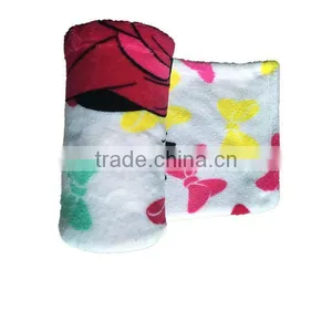 Wholesale High Quality Throw Printed Coral Fleece Blanket thumbnail-6