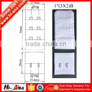 Hi-ana Bra1 ISO 9001 Factory Different Style Bra Hooks and Eyes thumbnail-3