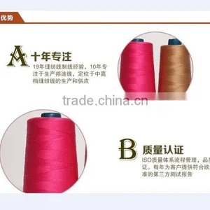 High Tenacity of 100% Polyester Sewing Thread With Customized Color thumbnail-1