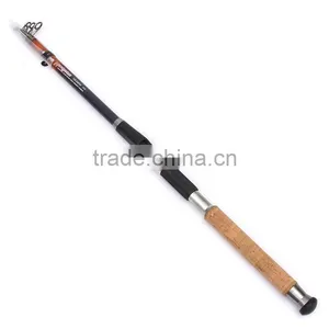 Wholesale Price Telescopic Portable Etendable Carbon Fishing Rods Luury Fishing Telescopic Rod Tools 2.1m + Bag thumbnail-2