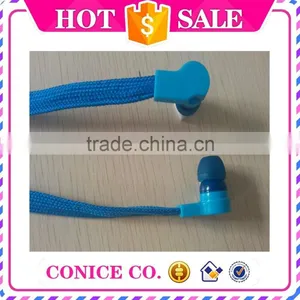 High Quality Noise Cancelling Function Balance Armature Shoelace Earphone With Mic thumbnail-4
