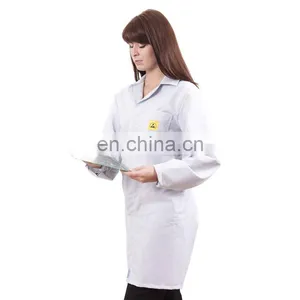 Hard-adhesive and Easy-dressing Antistatic Clothing Standard 3/4 ESD Antistatic Clothes thumbnail-3