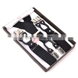 Professional Production Unisex Elastic 3.5cm 6 Clips-On Y-Shape Braces Suspenders thumbnail-2
