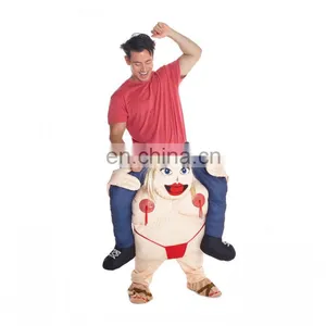 Funny Halloween Carnival Party Piggyback Ride On Stripper Costume thumbnail-1