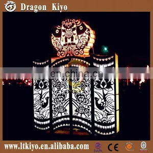 2016 Realistic Chinese Silk Lantern,cloth Lantern Decoration for Park thumbnail-1