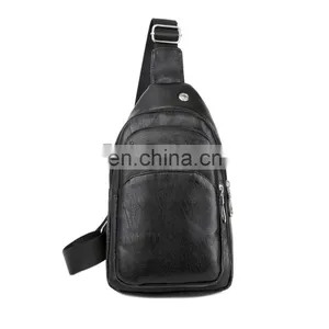 PU Front Shoulder Bag Wear-resistant Anti-theft Riding Mountaineering Bag for Male thumbnail-2