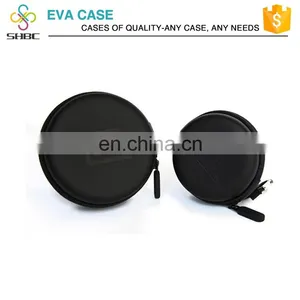Handsfree Earset Case, Zippered Earbud Case, EVA Earphone Hard Case thumbnail-4