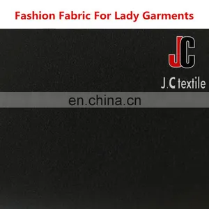 Heavy Polyester Fabric Market Wholesale 100% Polyester Slip Soft Dyed Fabric Crepe Knit Fabric thumbnail-4