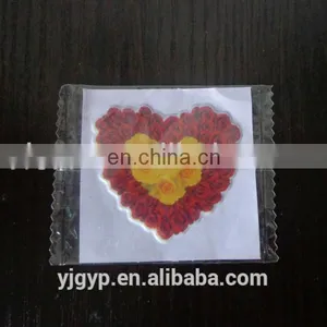 Promotional Customized Heart Shape Puffy Stickers thumbnail-1