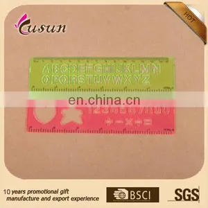 Promotional Drawing Board Ruler Plastic Ruler Template thumbnail-1