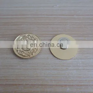 Glossy Gold Round Arabian Letters Magnetic Badge thumbnail-1