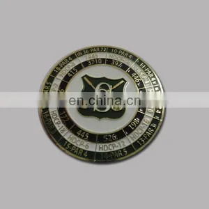 Metal Magnetic Coin Golf Ball Marker With Customzied Logo thumbnail-4
