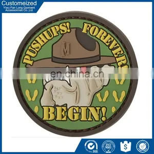 Wholesale Customized Embossed Military Rubber Patch thumbnail-1