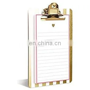 Waterproof Storage Clipboard With Metal Clipboard Clips,clear Acrylic Clipboard of 4x6 5x7 6x9 thumbnail-2
