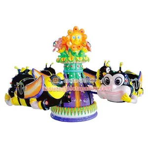 Zhongshan Rotating Kids Rides Mini Honey Bee for Sale 8 Seat Honey Bee, Can Control, up and Down Rotate, Kiddie Rieds thumbnail-3