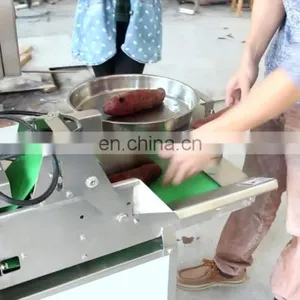 Industrial Vegetable Cutting Machine Leaf Vegetable Spinach Cutting Machine Kiwi Fruit Vegetable Cutting Machine thumbnail-1