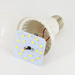 LED Sound+Light Sensor Control E27 5w 7w Automatic Smart Sensor White Lampada 220V LED Bulb Light thumbnail-5
