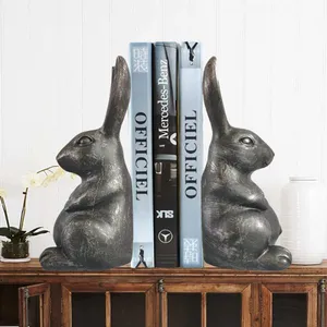 European Creative Gift Resin Rabbit Book Archives Home Resin Crafts Decorative Supplies Office Supplies Furnishings thumbnail-1