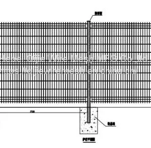 3D PVC Coated Green Security Steel Fence , 5.0mm Wire Mesh Fence Panels thumbnail-2