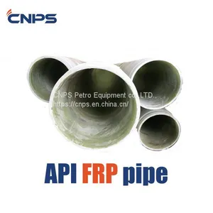 API 15HR and API 15LR Fiberglass Fibreglass FRP GRP GRE Pipes Prices for Sale thumbnail-1