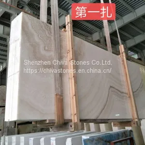 Cappuccino White Coffee Onyx Crystal Wall Tiles Translucent Natural Stone Tiles thumbnail-4