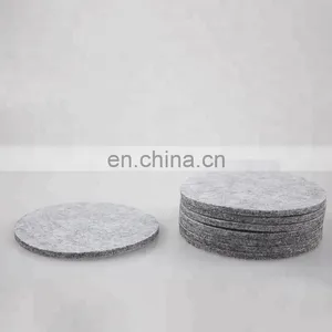Home Decor Felt Table Mat With Holder Felt Coaster Placemat Table Mat Pad Set for Drinks thumbnail-5