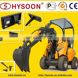 Chinese Small Wheeled Articulated Mini Loader thumbnail-3