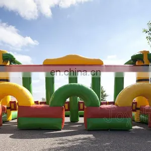 Jungle Theme Inflatable Horse Eerby Running Race Track Games For Events thumbnail-3