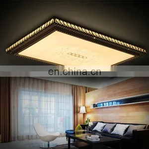 Modern Luxury Crystal Ceiling Light Dining Room 2 Colors Changed LED Ceiling Lamp thumbnail-3