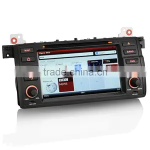 Erisin ES7146B 7" 1 Din Touch Screen Auto Car DVD for 3er E46 M3 thumbnail-5