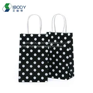 China Gold Supplier Wholesale Customized Shopping Bag Colored Paper Rope Handle Kraft Paper Bag thumbnail-2