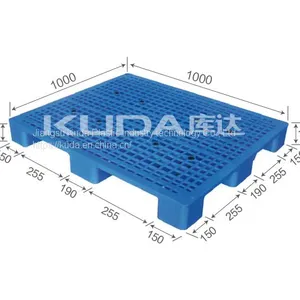Heavy Duty Rack for Warehouse From China Manufacturer 1010B WGJJ PLASTIC PALLET（BUILT-IN STEEL TUBE） thumbnail-1