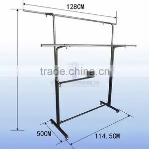 Metal Big Garment Display Rack/cloth Hanging Rail thumbnail-1
