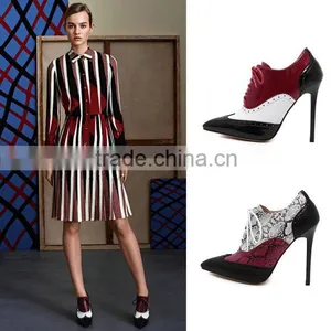C89233A Europea Lady Fashion High Heel Shoes Hot Sale Women Dress Shoes thumbnail-1