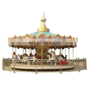 Hot Best Outdoor Christmas Carousel Rides Beautiful Attractive Carousel for Sale thumbnail-1