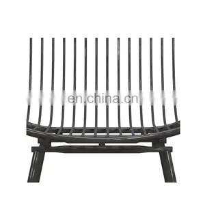 Ellis Gray Metal Wire Counter Stool thumbnail-3