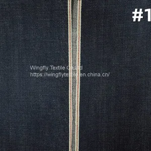 13oz Jeans Fabric Dark Indigo Raw Denim Fabric 31/32