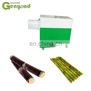 GYC 300-600kg/h Sugar Cane Sugarcane Peeling and Cutting Machine thumbnail-1