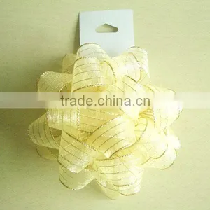 PP Ribbon Gift Decoration Packing Christamas Promotional Star Bow thumbnail-2