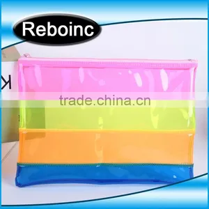 Small Clear Pvc Pencil Bag With Drawstring for Stationery thumbnail-1