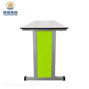 JS Teacher Office Table Set Small Modern Office School Teacher Desk With Hpl Mdf Top thumbnail-5