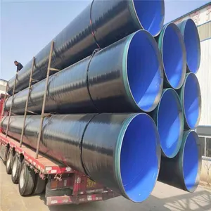 Dn800 Internal Plastic Coated and External 3pe Anti-corrosion Steel Pipe for Water Supply, Tpep Anti-corrosion Pipeline, Supplied by Hengyun thumbnail-4