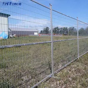 Fence Manufacturers Wholesale Customized Cheap Price Outdoor Galvanized Canada Temporary Fencing Trellis Fence for Construction thumbnail-2