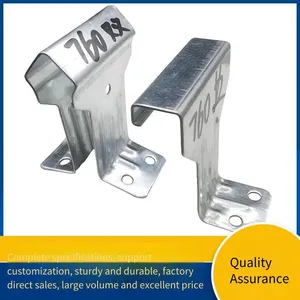 Steel Structure 820/760 Color Steel Tile Brackets, Angle-chi 840 Galvanized Zigzag Hidden Fastener Tile Clips, Hongxinyuan Steel Structure thumbnail-2