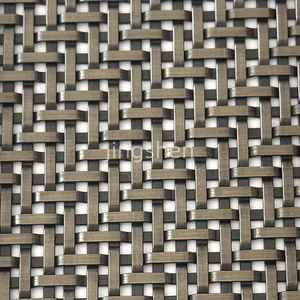 Durable New Stainless Steel Woven Decorative Mesh Patterns, Suitable for Elevator Car Decoration thumbnail-3