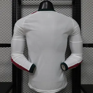 New 26-27 Real Madrid Home Long Sleeve Player Version Jersey High-Quality La Liga Short Sleeve Breathable Men's Sports Soccer Jersey thumbnail-5