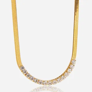 HonHo Stainless Steel Necklace With Titanium Nitride Barrier Non-Tarnish thumbnail-5