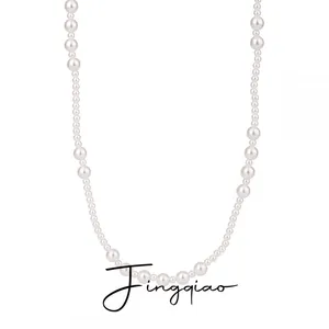 Non-Fade 18K Gold Plated Letter Necklace - Stainless Steel Coin Jewelry Wholesale thumbnail-4