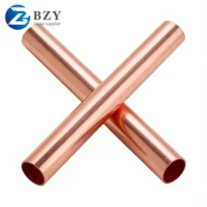 22mm 3/4 Inch Bright Finish Copper Pipes for Water Tube Application With Welding & Bending Services thumbnail-4