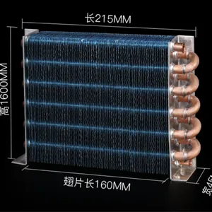 Copper-tube Air-cooled Condenser 220V Single-phase 5HP With Copper Tube & Aluminum Fin thumbnail-5